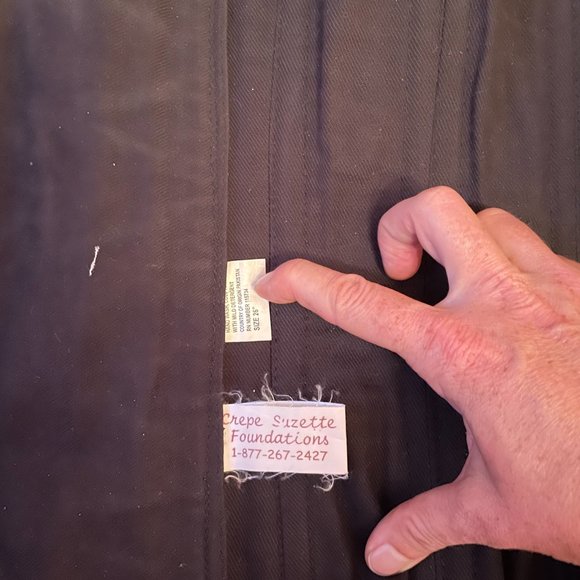 Black Overbust Steel Boned Corset size 26" waist - Picture 4 of 7